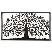 K&#039;sHomewares&amp;Decor Rectangular Framed Tree Of Life Iron Wall Decor
