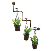 K'sHomewares&amp;Decor Zig Zag 3 Tier Faucet Iron Wall Planter