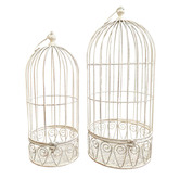 K&#039;sHomewares&amp;Decor 2 Piece Birdcage Hanging Planter Set