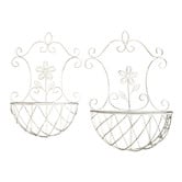 K'sHomewares&amp;Decor 2 Piece Ornamental Wall Planter Set