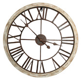 K&#039;sHomewares&amp;Decor 60cm Distressed Hamptons Wall Clock