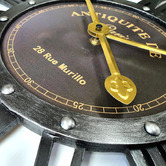 K&#039;sHomewares&amp;Decor 60cm Rue Murillo Metal Wall Clock
