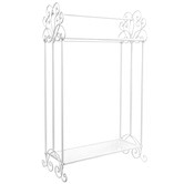 K'sHomewares&amp;Decor Iron Towel Rack with Shelf