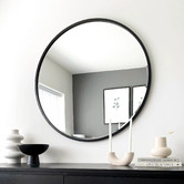 K&#039;sHomewares&amp;Decor Milton Round Metal Wall Mirror