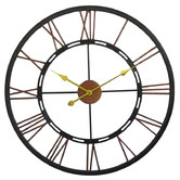 K&#039;sHomewares&amp;Decor 70cm Oswald Metal Clock