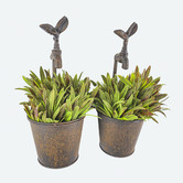 K'sHomewares&amp;Decor Vintage-Style Sprout Double Faucet Wall Planter