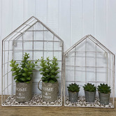 K'sHomewares&amp;Decor 2 Piece Fleur Nested Wall Planter