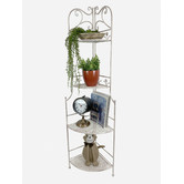 K'sHomewares&amp;Decor Floral 4 Tier Corner Shelf