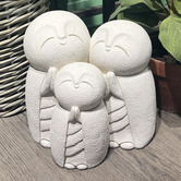 K'sHomewares&amp;Decor Triple Japanese Jizo Statue