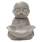 K'sHomewares&amp;Decor Monk with Bird Feeder Statue