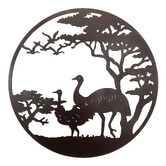 K&#039;sHomewares&amp;Decor Ostritch Laser-Cut Wall Accent