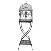 K&#039;sHomewares&amp;Decor 2 Piece Bird Cage Iron Plant Stand Set