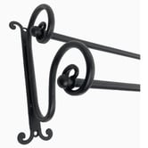 K'sHomewares&amp;Decor 650mm Sleek Black Wall Mount Towel Rail