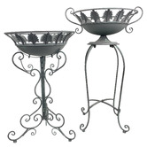 K&#039;sHomewares&amp;Decor 2 Piece Leaf Plant Stand Set