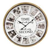 K'sHomewares&amp;Decor 80cm Cherished Moments Family Wall Clock