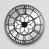 K&#039;sHomewares&amp;Decor 60cm Bahar Mirror Silent Wall Clock
