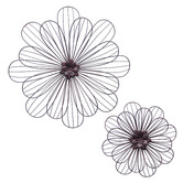 K'sHomewares&amp;Decor 2 Piece Malliah Metal Wall Accent Set