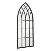 K'sHomewares&amp;Decor Black Amiel Metal Wall Mirror