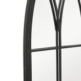 K'sHomewares&amp;Decor Black Amiel Metal Wall Mirror