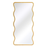 K'sHomewares&amp;Decor Steffan Wavy Metal Full Length Mirror