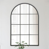 K'sHomewares&amp;Decor Olivia Arched Iron Wall Mirror