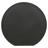 K'sHomewares&amp;Decor Black Ellara Round 914 x 711mm Iron Bathroom Mirror