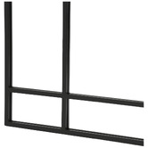 K'sHomewares&amp;Decor Black Jio Rectangular Iron Wall Mirror