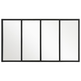 K'sHomewares&amp;Decor Ariya 4 Panel Iron Wall Mirror