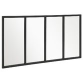 K'sHomewares&amp;Decor Ariya 4 Panel Iron Wall Mirror