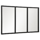 K'sHomewares&amp;Decor Kiera 3 Panel Iron Wall Mirror