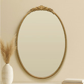 K'sHomewares&amp;Decor Vianca Oval Iron Wall Mirror