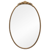 K'sHomewares&amp;Decor Vianca Oval Iron Wall Mirror