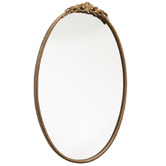 K'sHomewares&amp;Decor Vianca Oval Iron Wall Mirror