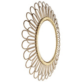 K'sHomewares&amp;Decor Florelle Bamboo &amp; Rattan Wall Mirror