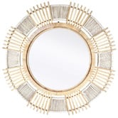 K'sHomewares&amp;Decor Lumi Bamboo &amp; Rattan Wall Mirror