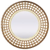 K'sHomewares&amp;Decor Shera Bamboo &amp; Rattan Wall Mirror