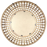 K'sHomewares&amp;Decor Shera Bamboo &amp; Rattan Wall Mirror