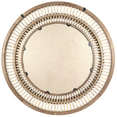 K'sHomewares&amp;Decor Altera Round Bamboo Wall Mirror