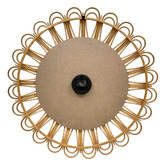 K'sHomewares&amp;Decor 80cm Iris Bamboo Wall Clock