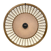 K'sHomewares&amp;Decor 80cm Silas Bambo Wall Clock