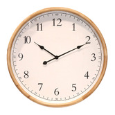 K'sHomewares&amp;Decor 65cm Maria Pine Wood Wall Clock