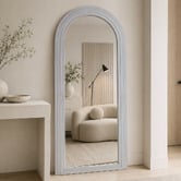 K'sHomewares&amp;Decor Chandler Arched Paulownia Wood Full Length Mirror