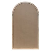 K'sHomewares&amp;Decor Milano Arched Paulownia Wood Wall Mirror