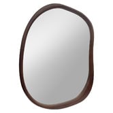 K'sHomewares&amp;Decor Orville Organic Paulownia Wood Wall Mirror