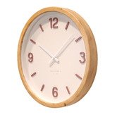 K'sHomewares&amp;Decor 50cm Priscilla Pine Wood Wall Clock