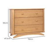 Grotime Grotime Kids' Kingsley 3 Drawer Chest