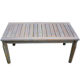 Q Furniture Paradise Eucalyptus Wood Outdoor Coffee Table