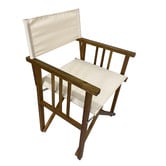 Q Furniture Natural Acacia Wood Outdoor Director's Chair