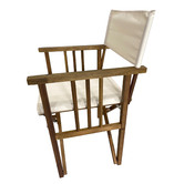 Q Furniture Natural Acacia Wood Outdoor Director's Chair