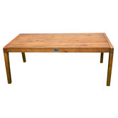 Q Furniture Natural Saigon Eucalyptus Wood Outdoor Coffee Table